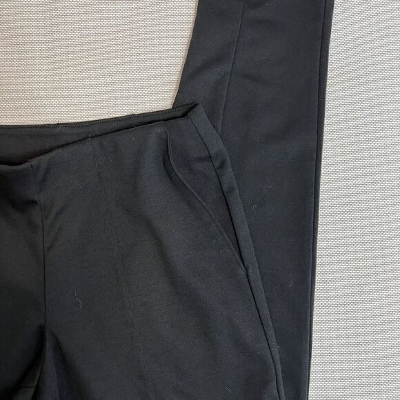 Hue Pants Women's XSmall Ankle Length Stretch Black Comfort Elastic Waist (454) - Picture 3 of 6